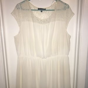 Creme colored short dress